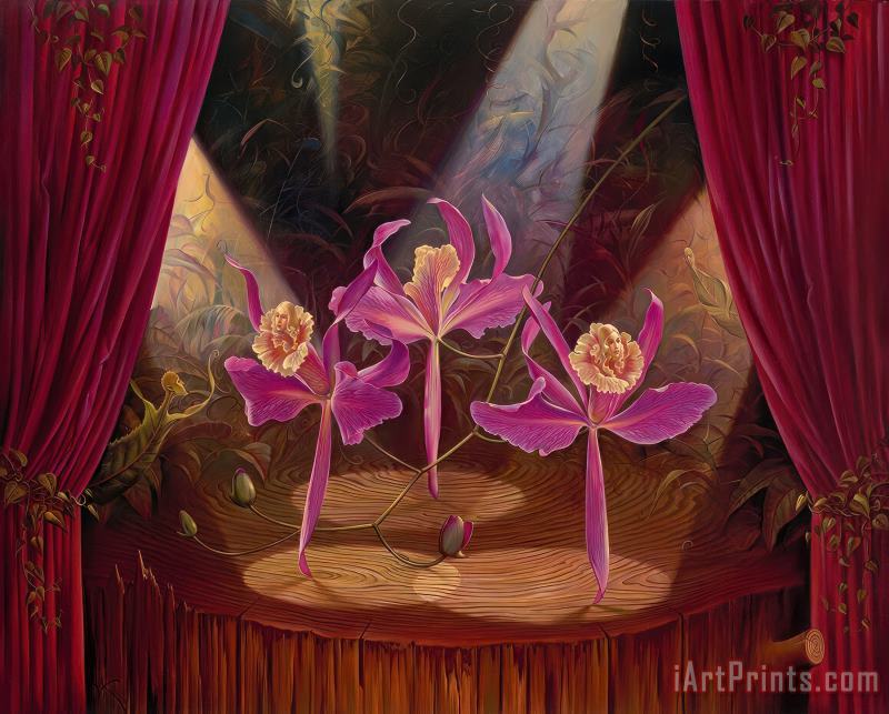 Purple Dancers painting - Vladimir Kush Purple Dancers Art Print
