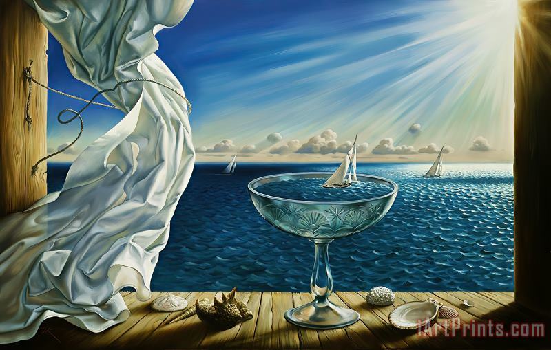 Vladimir Kush Safe Harbor Art Painting
