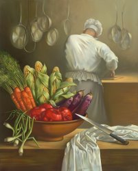 Vladimir Kush Vegetarian Drama painting