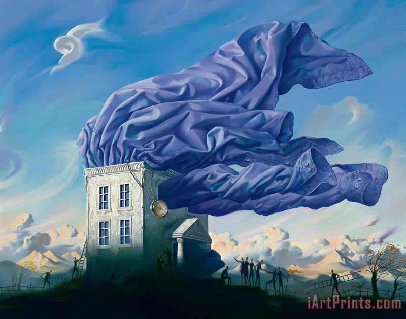 Wind painting - Vladimir Kush Wind Art Print