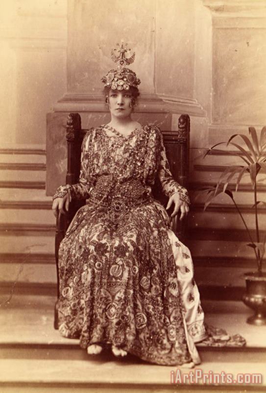 W. & D. Downey Sarah Bernhardt As The Empress Theodora in Sardou's Theodora Art Painting