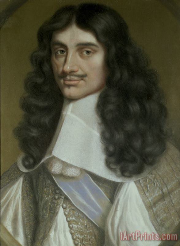 Charles II painting - Wallerant Vaillant Charles II Art Print