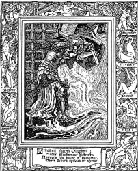Walter Crane Faerie Queene Illustration Engraving