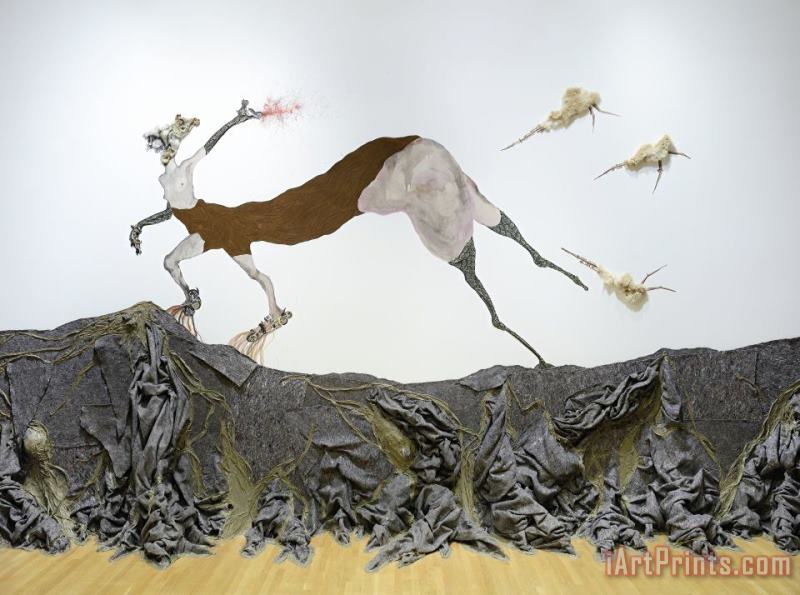 Wangechi Mutu Once Upon a Time She Said, I'm Not Afraid And Her Enemies Began to Fear Her The End, 2013 Art Print