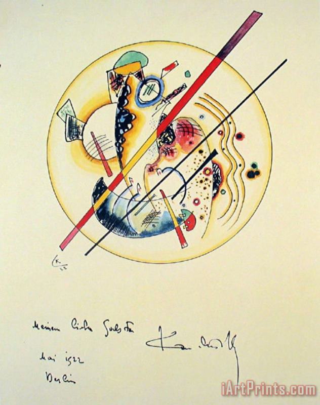 Wassily Kandinsky Aquarelle Aus Dem 1922 Art Print