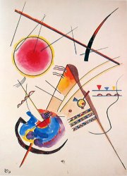 Wassily Kandinsky Aquarelle Gastebuch 1925 painting