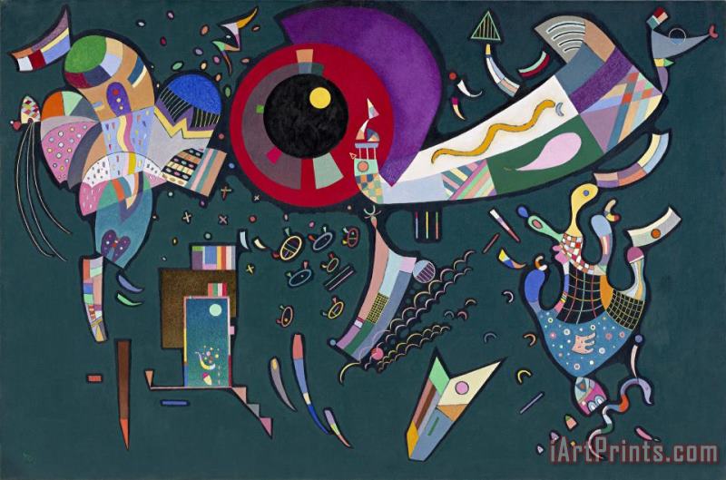 Wassily Kandinsky Around The Circle Art Print