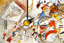 Wassily Kandinsky Bustling Aquarelle C 1923