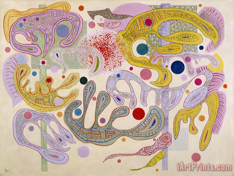 Wassily Kandinsky Capricious Forms Art Print