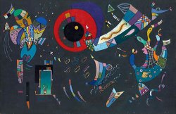 Wassily Kandinsky Esquisse Pour Autour Du Cercle, 1940 painting