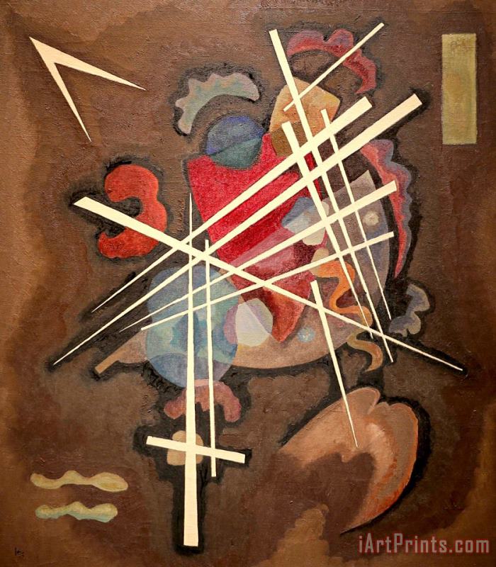 Gitterform, 1927 painting - Wassily Kandinsky Gitterform, 1927 Art Print