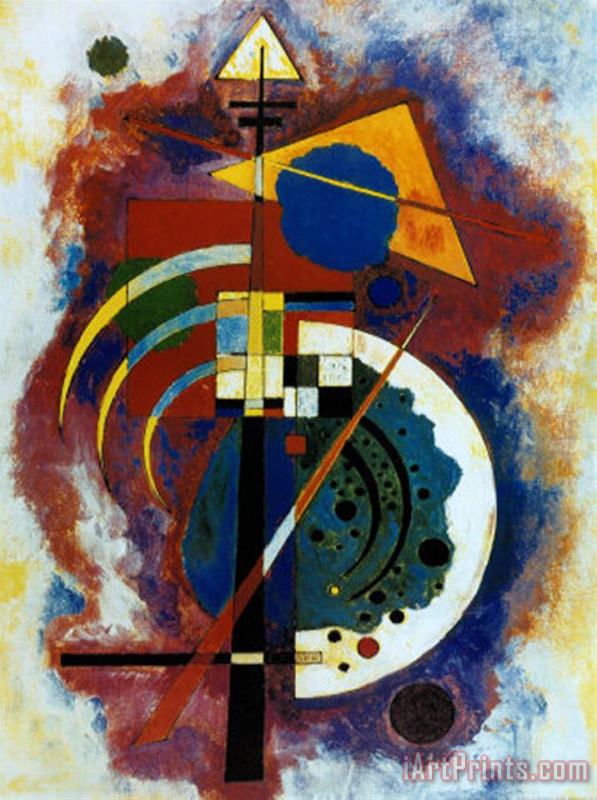 Wassily Kandinsky Hommage a Grohmann Art Print