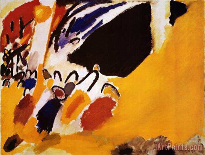 Impression III Concert painting - Wassily Kandinsky Impression III Concert Art Print