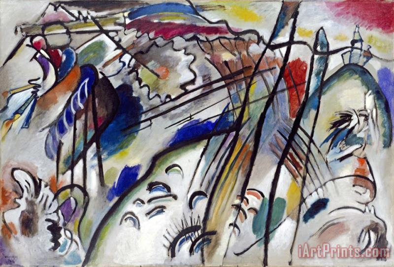 Wassily Kandinsky Improvisation 28 (second Version), 1912 Art Painting