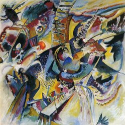 Wassily Kandinsky Improvisation Gorge 1914 painting