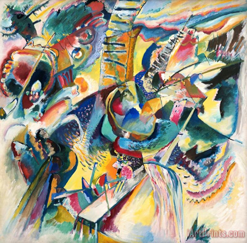 Improvisation Klamm painting - Wassily Kandinsky Improvisation Klamm Art Print