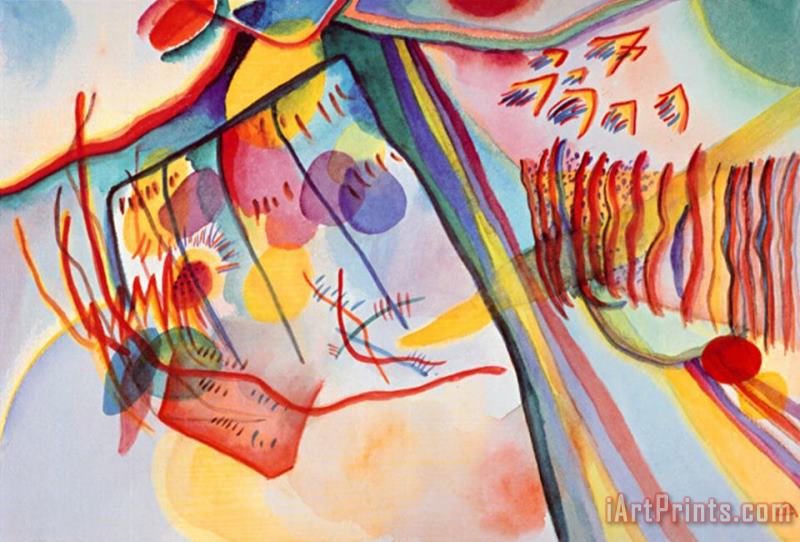 Komposition C 1911 painting - Wassily Kandinsky Komposition C 1911 Art Print