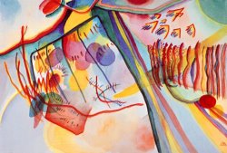 Wassily Kandinsky Komposition C 1911 painting