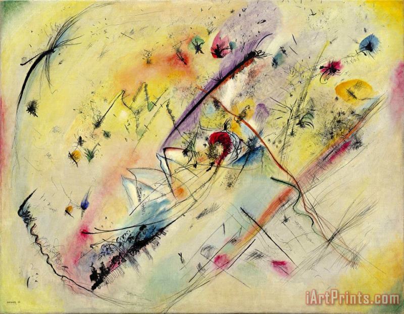 Light Picture painting - Wassily Kandinsky Light Picture Art Print