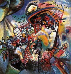 Wassily Kandinsky Moscow I 1916 painting