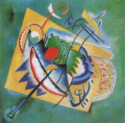 Wassily Kandinsky Red Oval 1920 painting