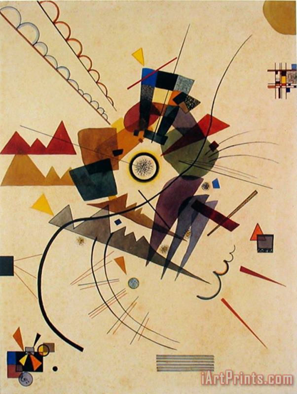 Wassily Kandinsky Ringsum 1924 Art Painting