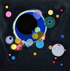 Wassily Kandinsky Several Circles, 1926 painting