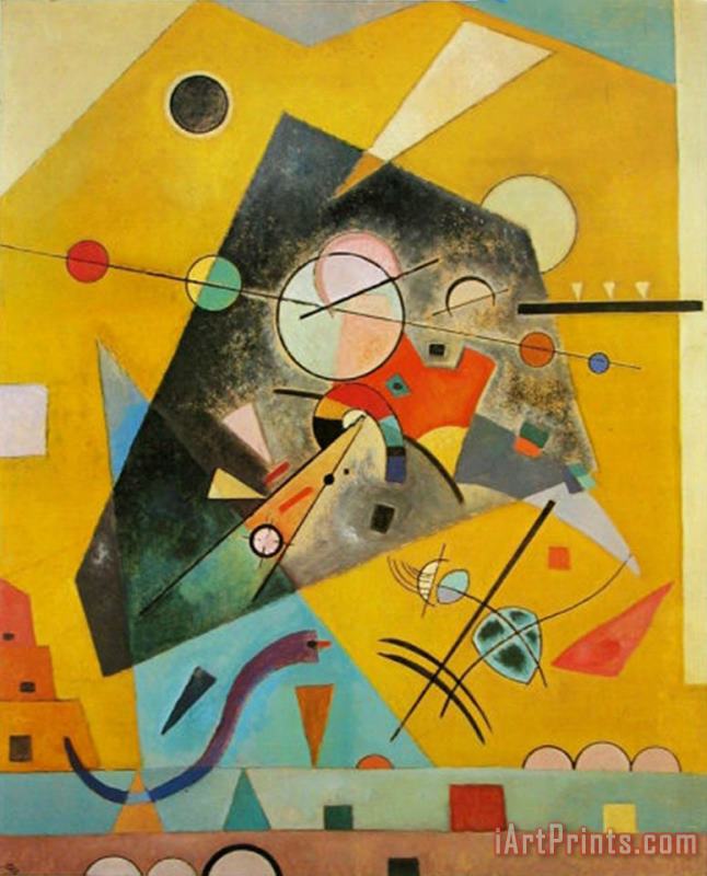 Wassily Kandinsky Silent Harmony Art Painting