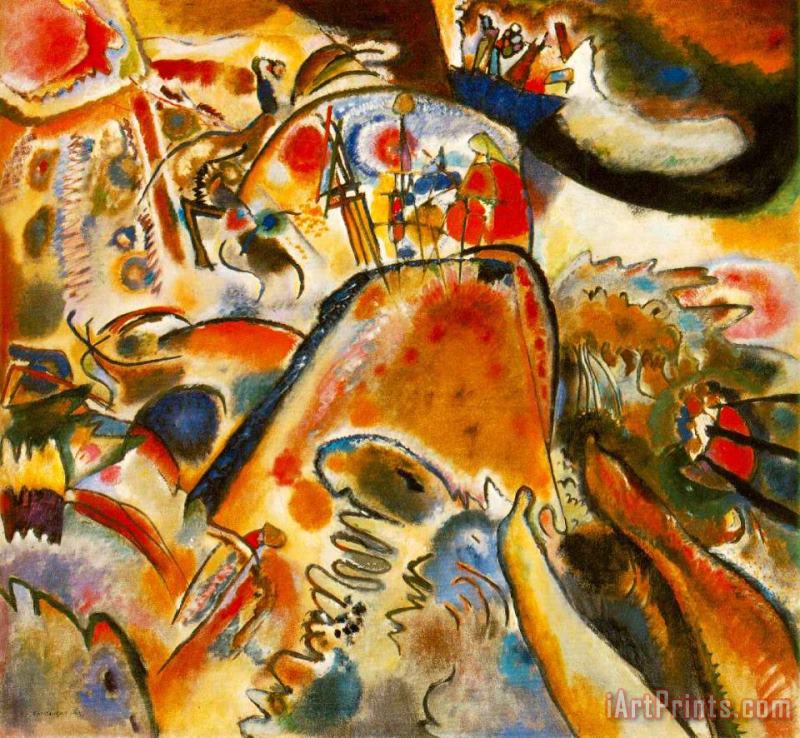 Wassily Kandinsky Small Pleasures 1913 Art Painting