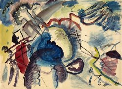 Wassily Kandinsky Study for 'painting with White Border (moscow)' painting