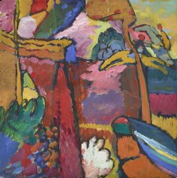Wassily Kandinsky Study for Improvisation V C.1910 painting
