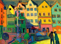 Wassily Kandinsky Weilheim Marienplatz, 1909