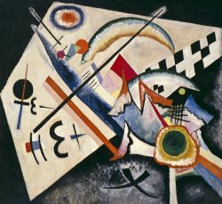 Wassily Kandinsky White Cross painting