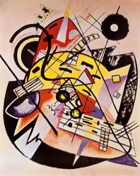 Wassily Kandinsky White Dot painting