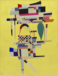 Wassily Kandinsky Yellow Painting painting