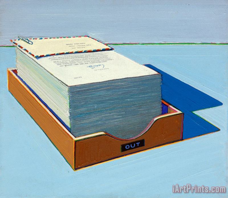 Wayne Thiebaud Out Box #1, 1972 Art Painting