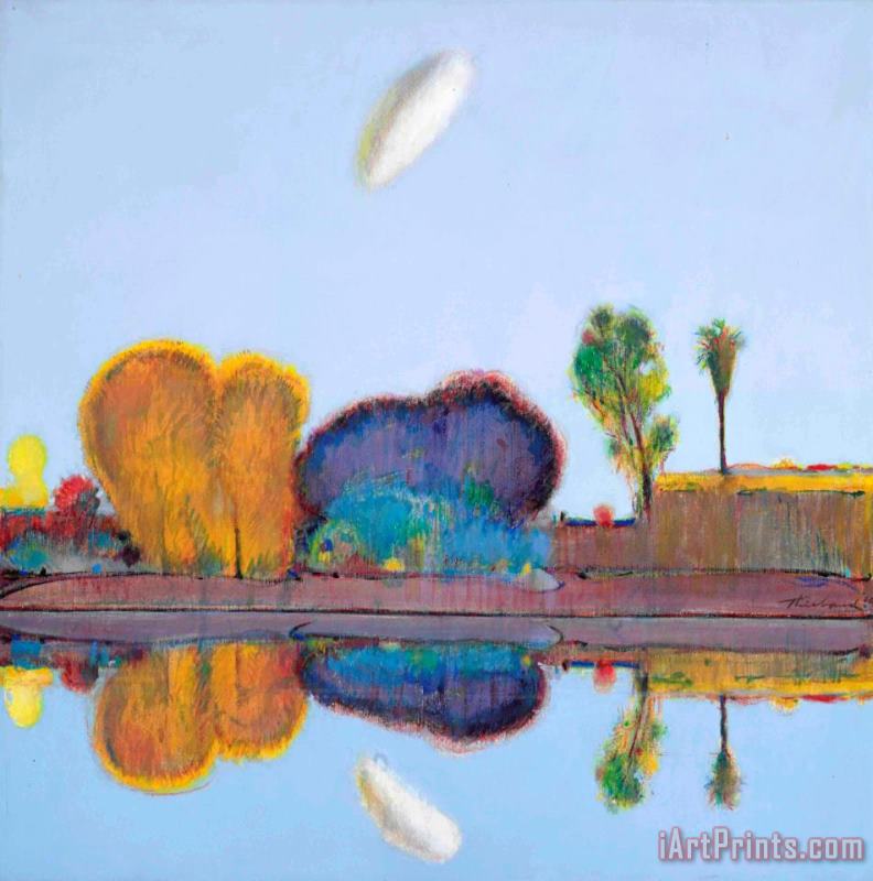 Wayne Thiebaud Reflected Landscape, 1968 Art Print