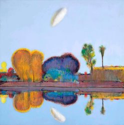 Wayne Thiebaud Reflected Landscape, 1968