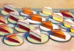 Wayne Thiebaud Sixteen Pies, 1965