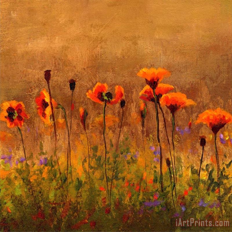 Wendy Kroeker California Poppies 1 Art Painting