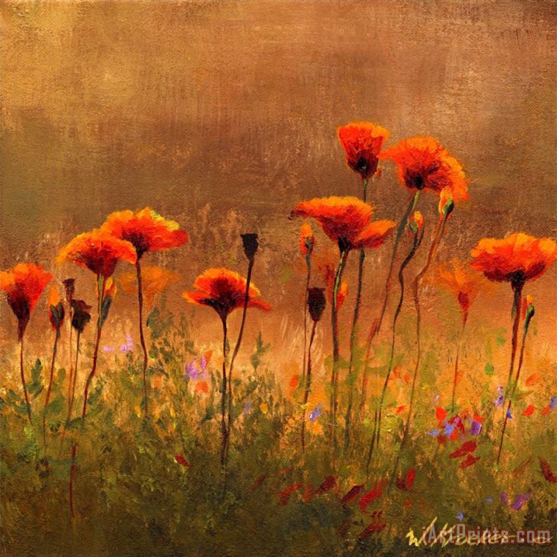 Wendy Kroeker California Poppies 3 Art Painting