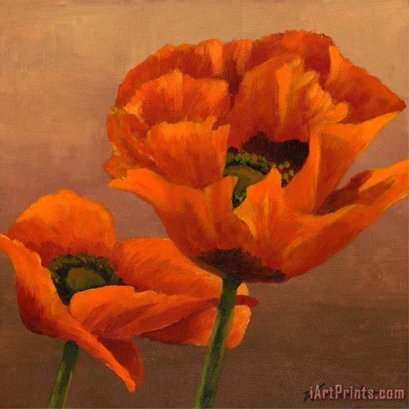 Wendy Kroeker Oriential Poppies Art Painting