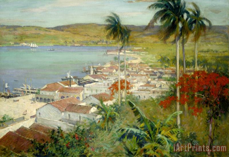 Havana Harbor painting - Willard Leroy Metcalf Havana Harbor Art Print
