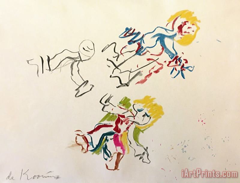 Willem De Kooning Composition for Lisa, 1984 Art Print