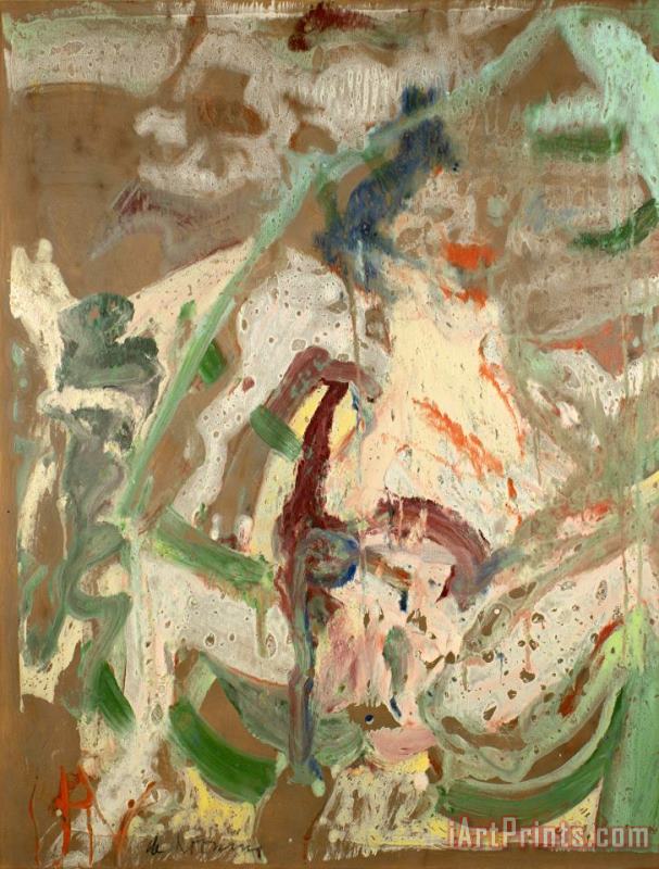 Willem De Kooning Woman in a Rowboat, 1964 Art Painting