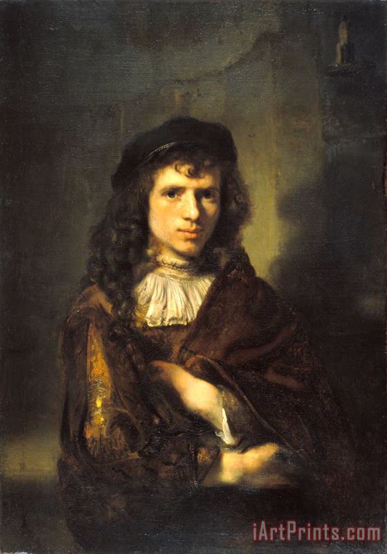 Willem Drost Portrait of a Young Man Art Painting