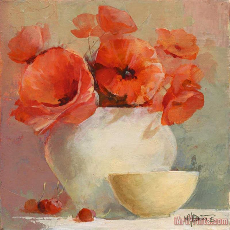 willem haenraets Lovely Poppies Ii Art Painting