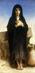 William Adolphe Bouguereau A Young Fellah Girl painting