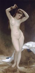 William Adolphe Bouguereau Baigneuse Or Bather painting