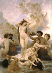 William Adolphe Bouguereau Birth of Venus painting